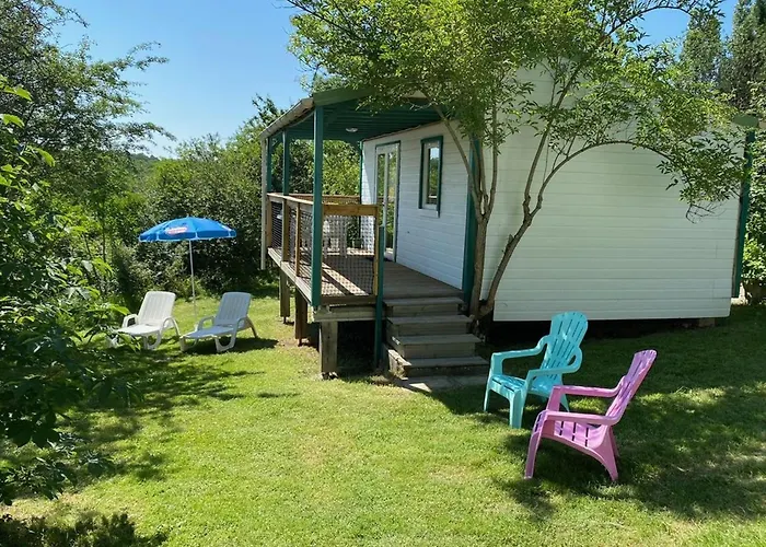 Cosy Avec Terrasse Pour 4 Personnes - Api-1-52-919 אתר קמפינג Camon (Languedoc-Roussillon)